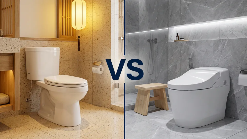Bồn cầu 1 khối vs 2 khối – nên chọn loại nào?