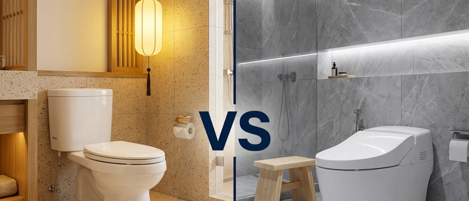 Bồn cầu 1 khối vs 2 khối – nên chọn loại nào?